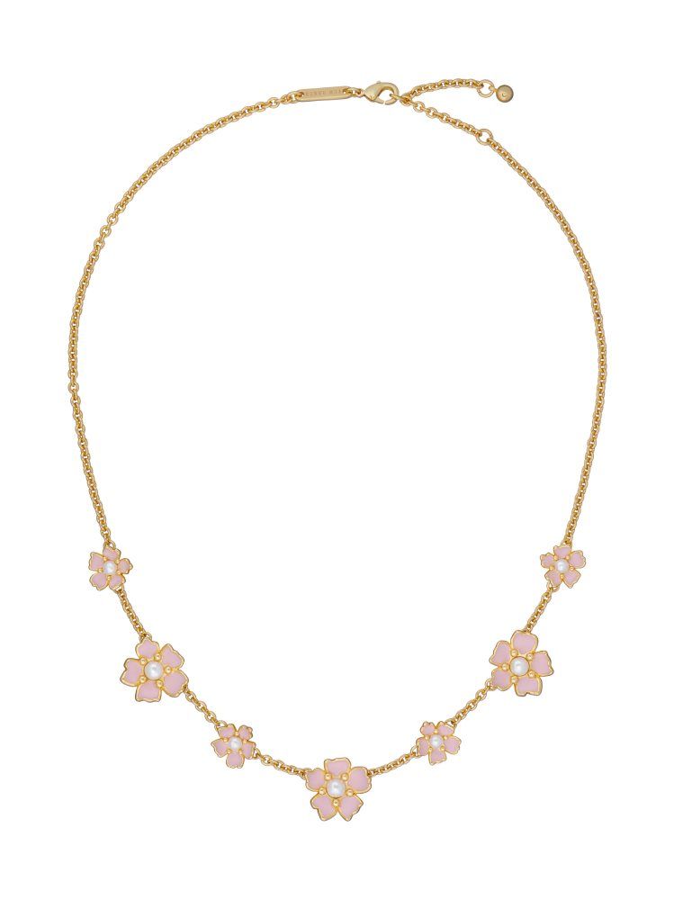 Bijuterii Dama Ted Baker Petia - Painted Flower Necklace Aurii | 703568-SCP