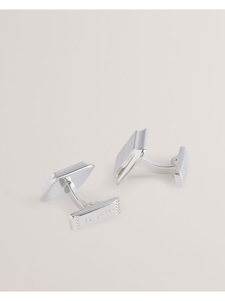 Butoni Barbati Ted Baker Tedly - Silver Branded Cufflinks Argintii | 279564-XLH