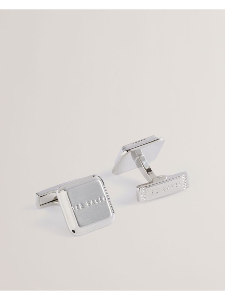 Butoni Barbati Ted Baker Tedly - Silver Branded Cufflinks Argintii | 279564-XLH