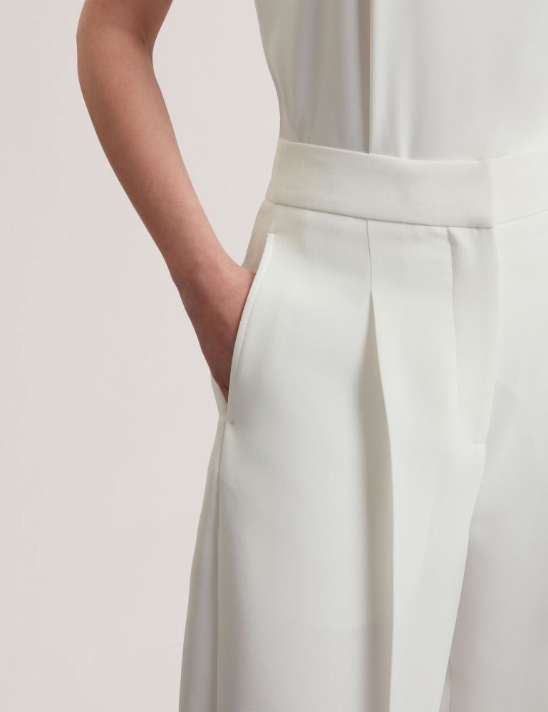Costume Dama Ted Baker Morriat - Barrel Leg Woven Tailored Trousers Albi | 190572-NBY