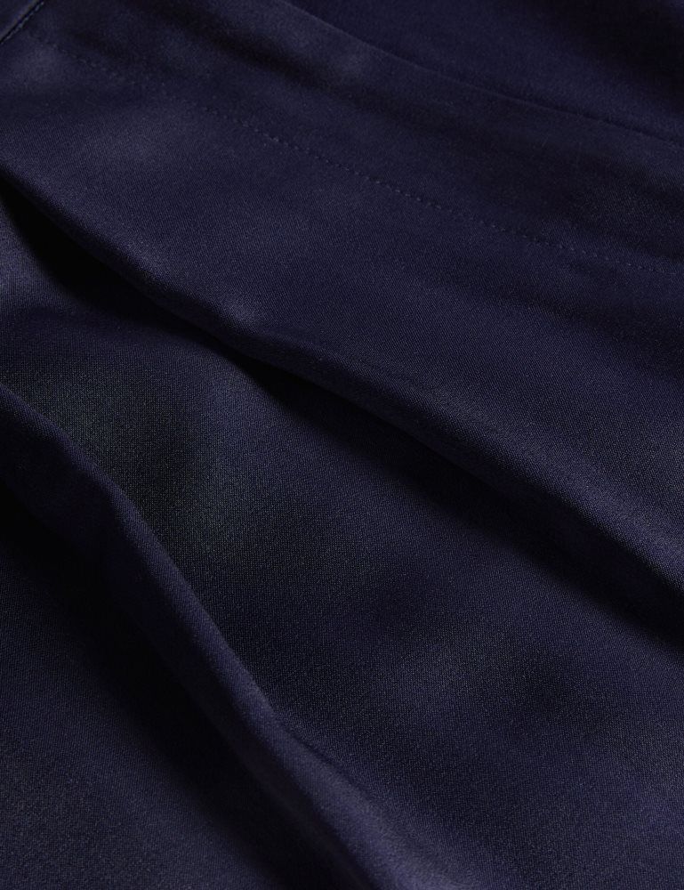 Costume Dama Ted Baker Teerut - Satin Tailored Wide Flood Length Trousers Bleumarin | 501963-JHD