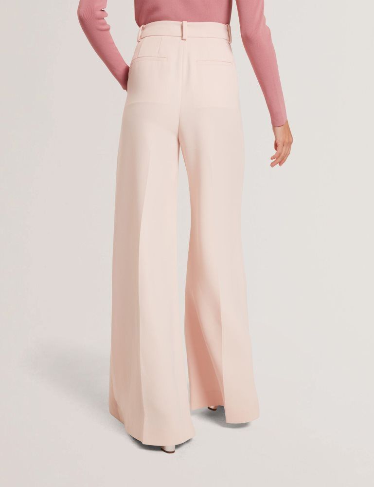 Costume Dama Ted Baker Tragat - Ultra Wide Leg Woven Tailored Trousers Roz | 457213-EKT