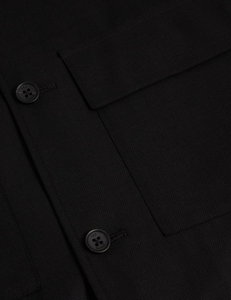 Geaca Barbati Ted Baker Selwynj - Lightweight Wool Blend Jacket Negrii | 914372-BIJ