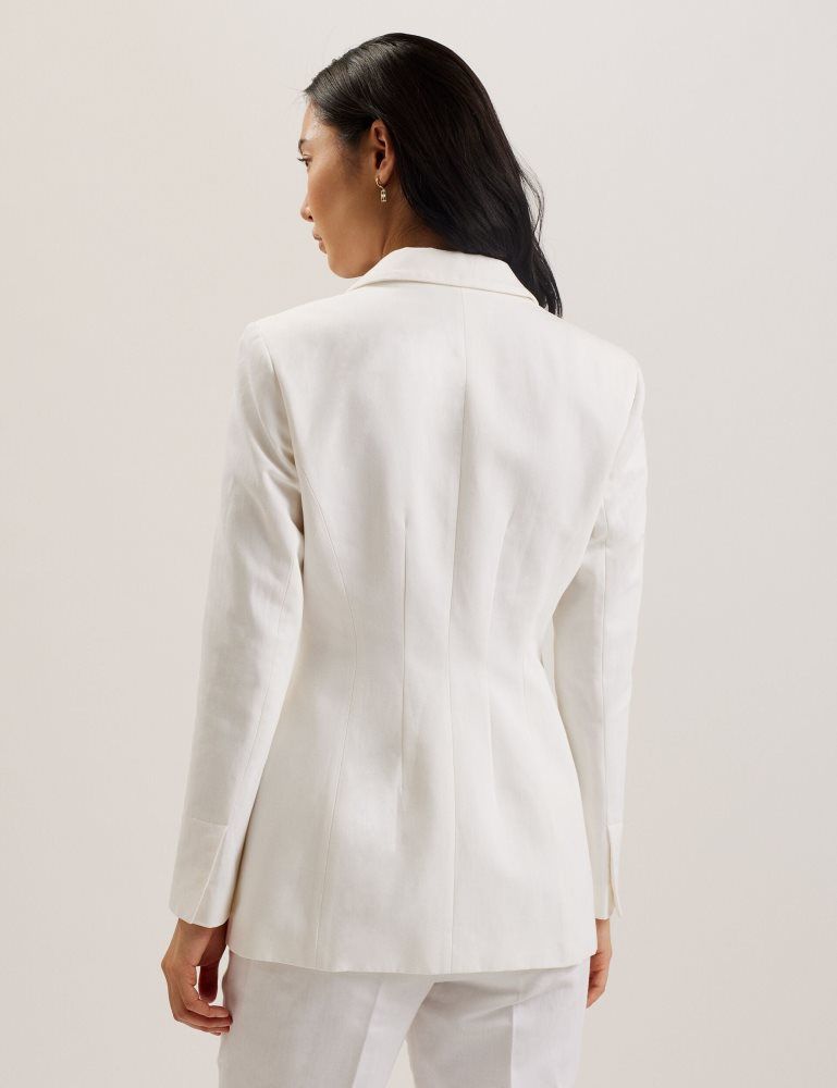 Geaca Dama Ted Baker Musub - Tailored Jacket With Faux Pockets Albi | 621753-LPU