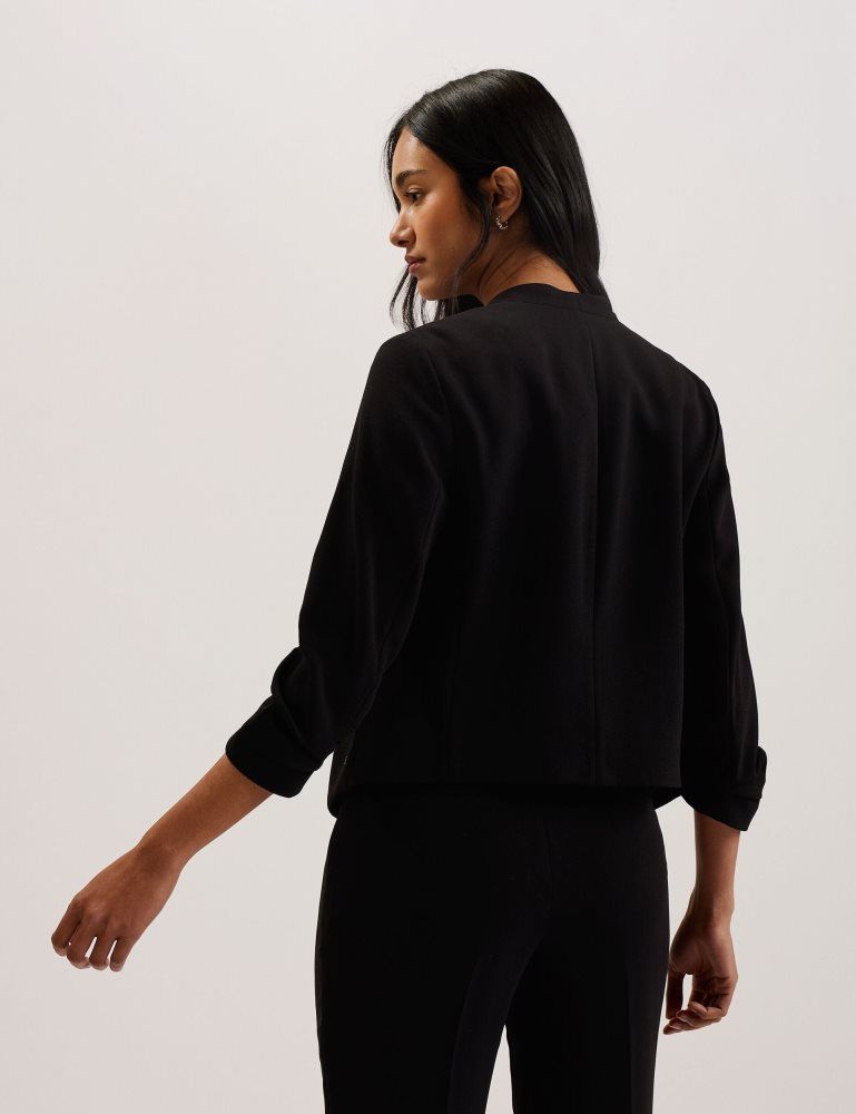 Geaca Dama Ted Baker Popsy - 3/4 Sleeve Crop Jacket Negrii | 109526-ISF