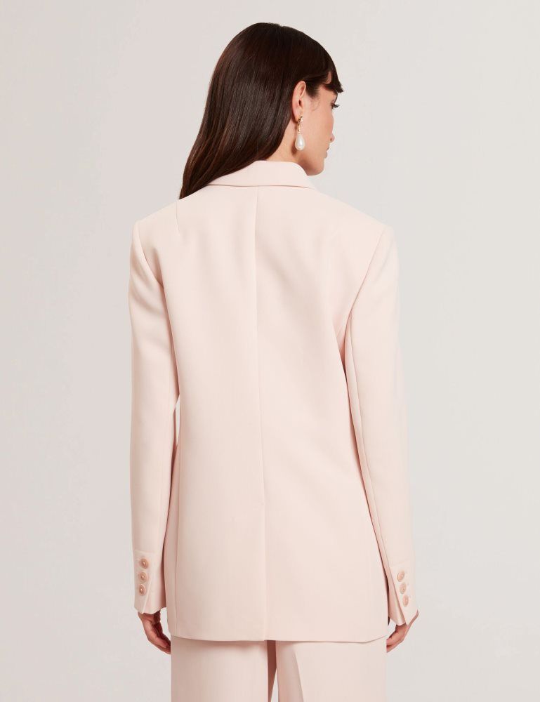 Geaca Dama Ted Baker Traga - Tailored Double Breasted Woven Blazer Roz | 310976-BWT