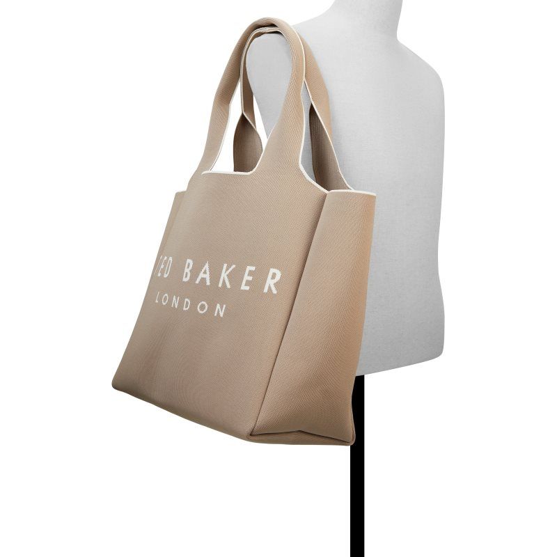 Geanta Tote Dama Ted Baker Nora - Large Knit Tote Gri Maro | 724096-YVA