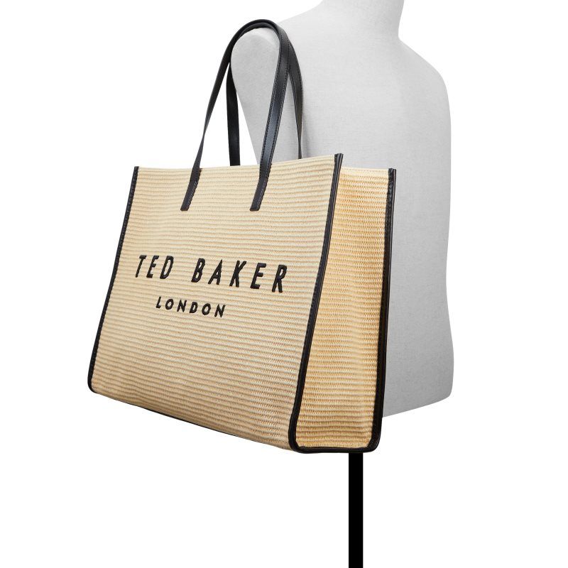 Geanta Tote Dama Ted Baker Palmer - Large Icon Tote Bej | 467520-IEG