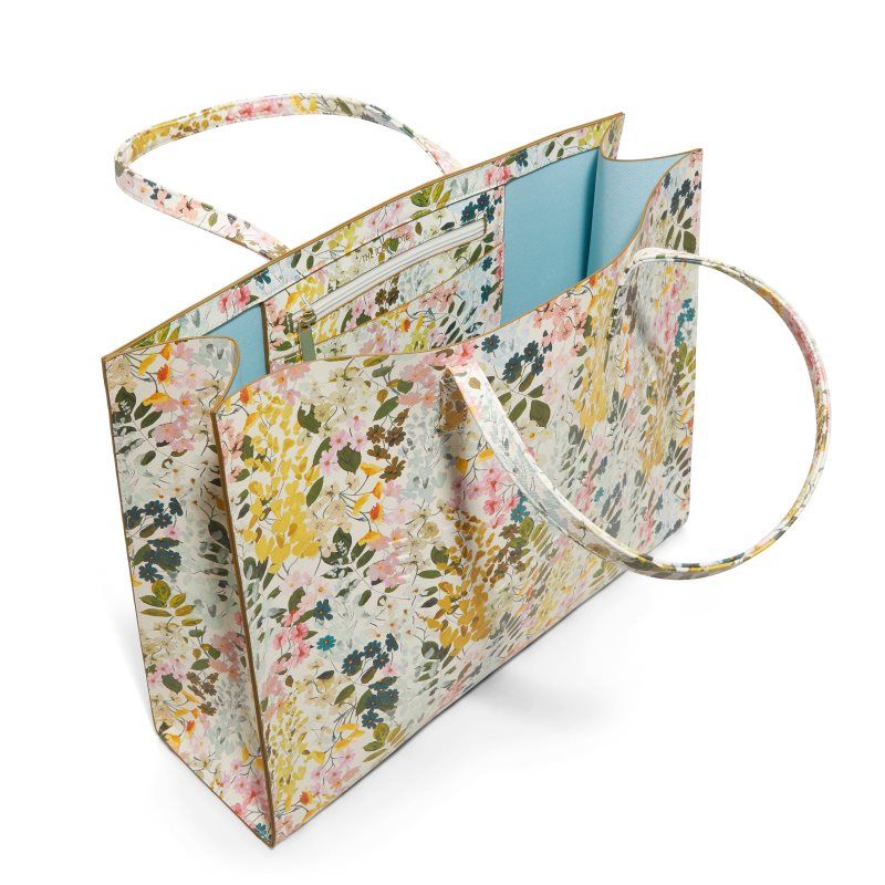 Geanta Tote Dama Ted Baker Sukicon - Large Icon Tote Galbeni Colorati | 296584-NVM