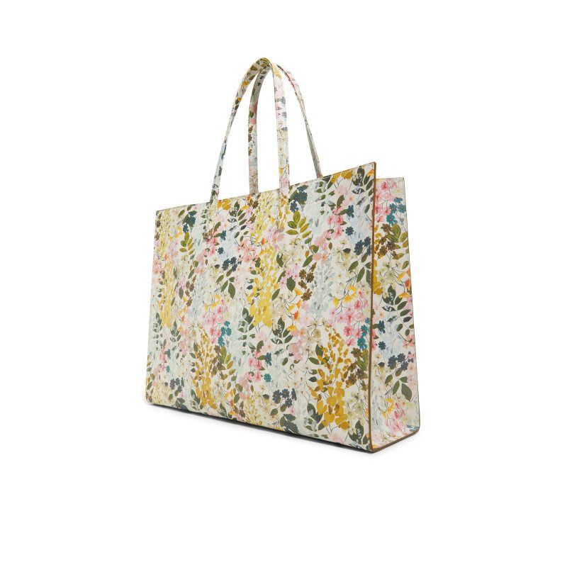 Geanta Tote Dama Ted Baker Sukicon - Large Icon Tote Galbeni Colorati | 296584-NVM
