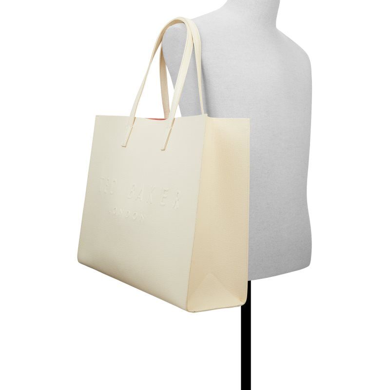 Geanta Tote Dama Ted Baker Sukicon - Large Icon Tote Albi | 705341-JKZ