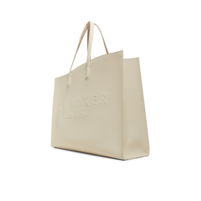 Genți Icon Dama Ted Baker Sukicon - Large Icon Tote Albi | 148653-KBX