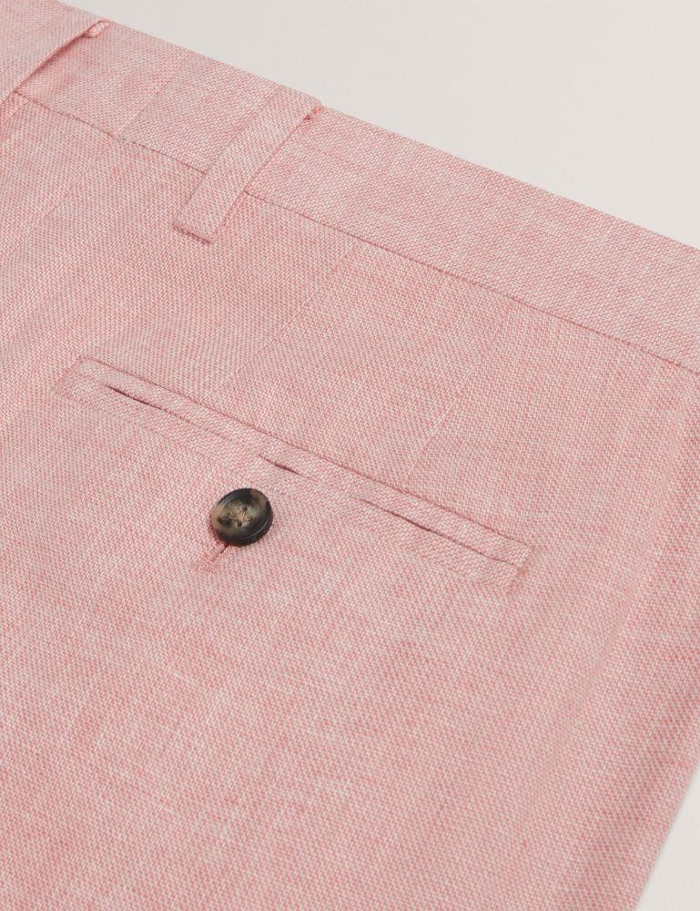 Pantaloni Barbati Ted Baker Kenleyt - Linen Trouser Roz | 578601-GDN