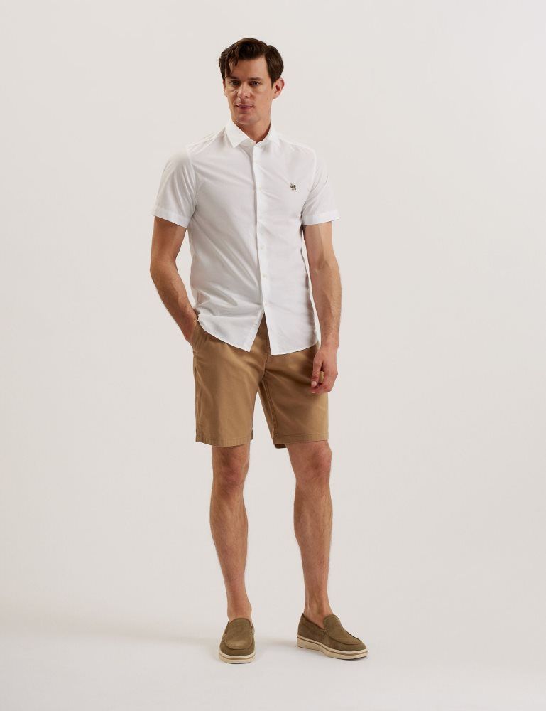 Pantaloni Scurti Barbati Ted Baker Alscot - Chino Short Maro | 567139-KLS