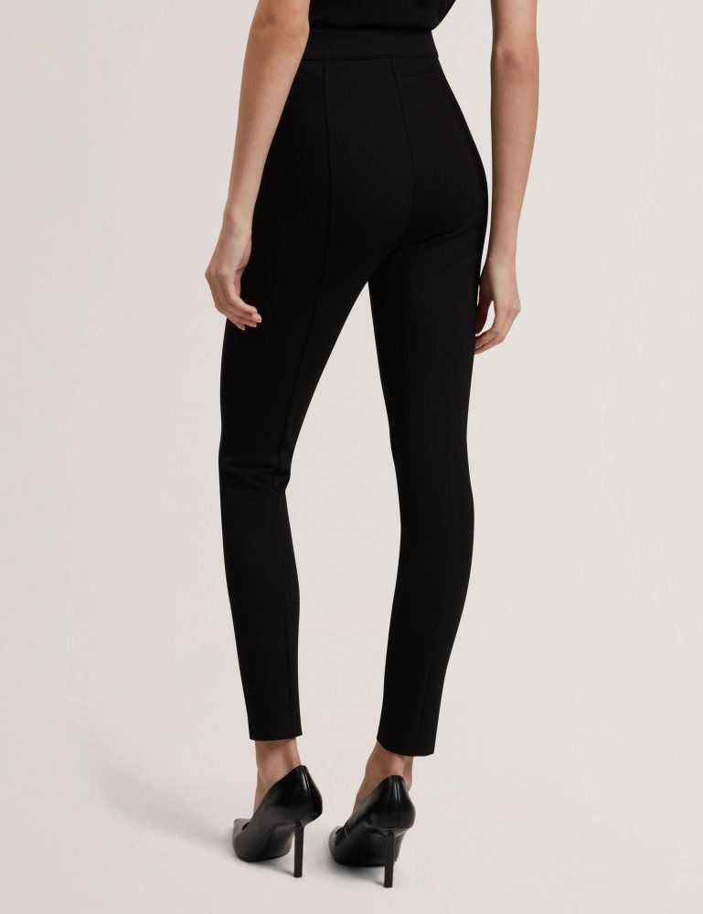 Pantaloni Scurti Dama Ted Baker Felinda - Fly Front Stretchy Trouser Leggings Negrii | 897206-DAW