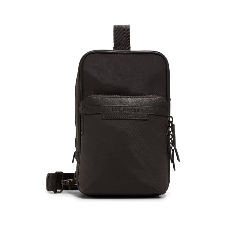 Rucsacuri Barbati Ted Baker Alston - Sling Bag Maro | 135297-JZU