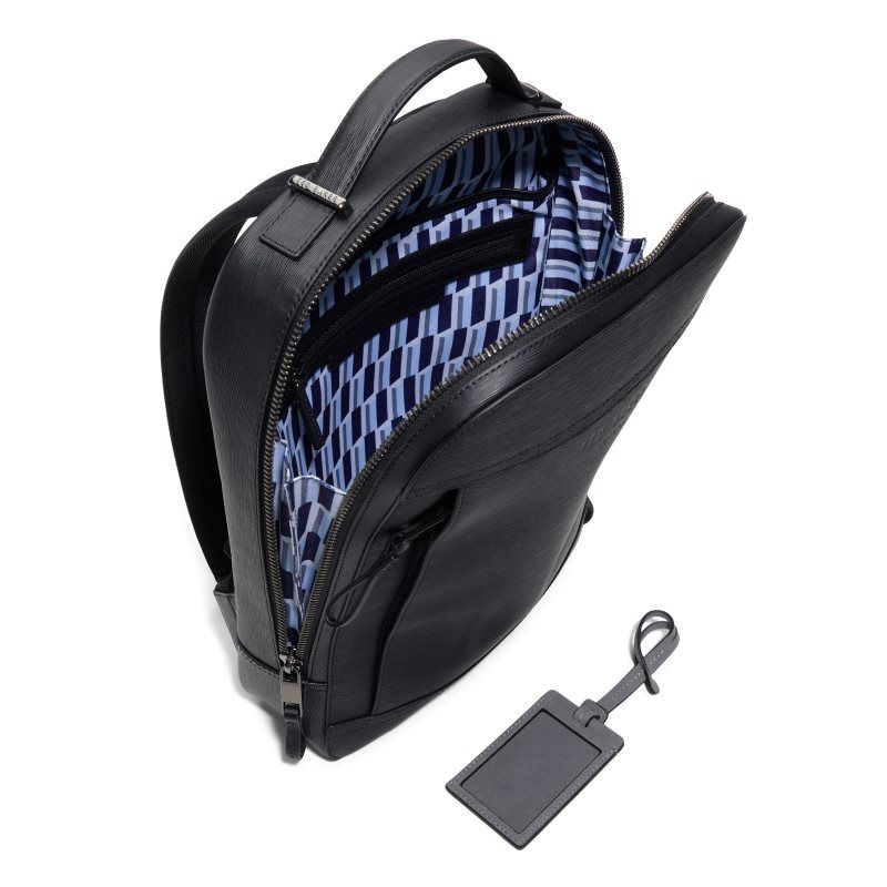 Rucsacuri Barbati Ted Baker Carlisle - Structured Backpack Negrii | 286093-KJD