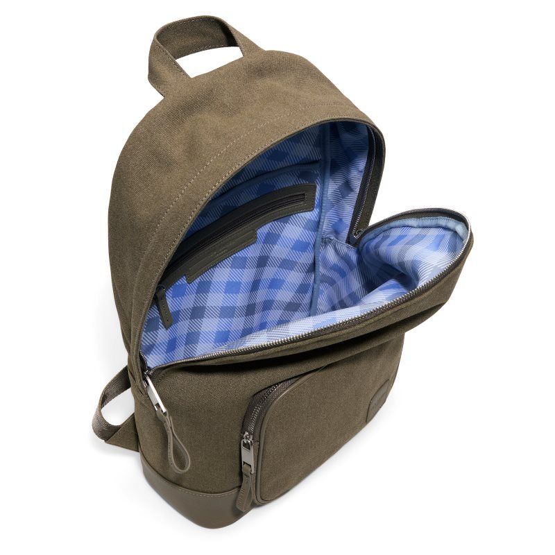 Rucsacuri Barbati Ted Baker York - Day Backpack Masline Verzi | 126507-MGN