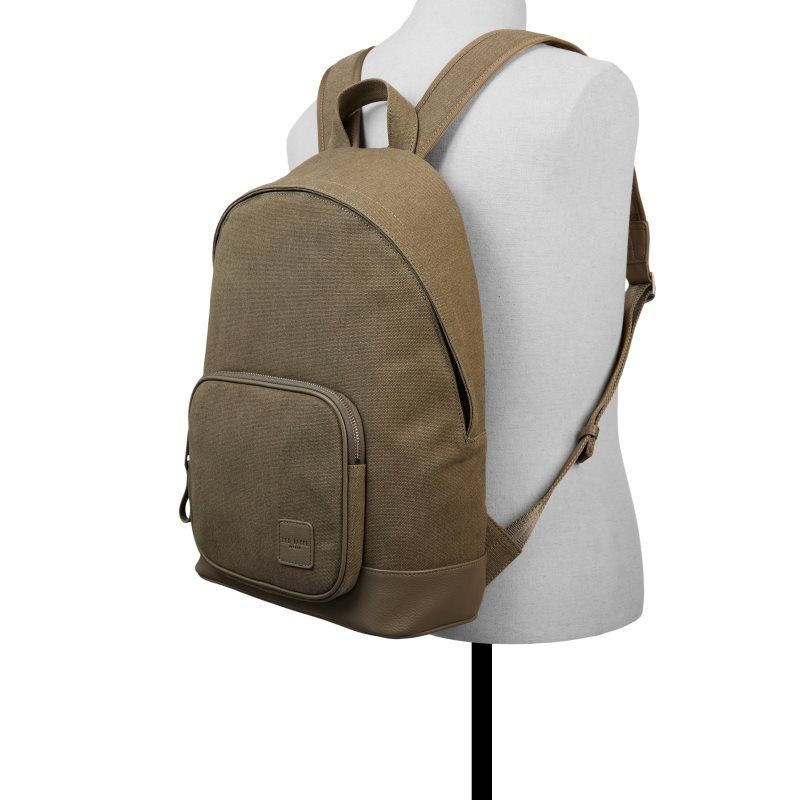 Rucsacuri Barbati Ted Baker York - Day Backpack Masline Verzi | 126507-MGN